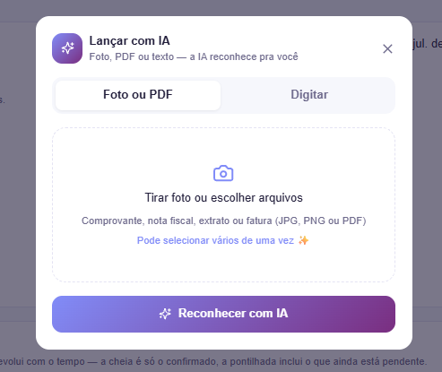 Lançar com IA
